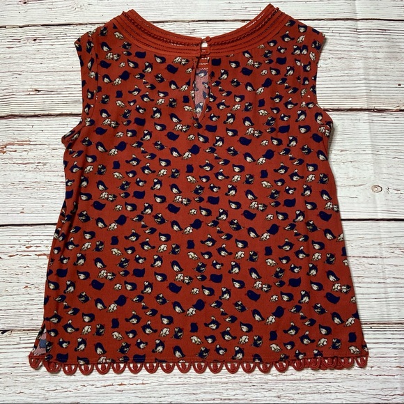 Anthropologie Meadow Rue Sanna Bird Print Top Sz S - Picture 12 of 16